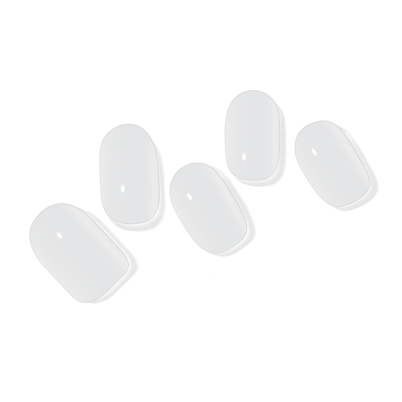 Transparent semi-cured gel wraps with a natural, glossy finish. Ideal for a clean, minimalist manicure while providing protection for weak and brittle nails.