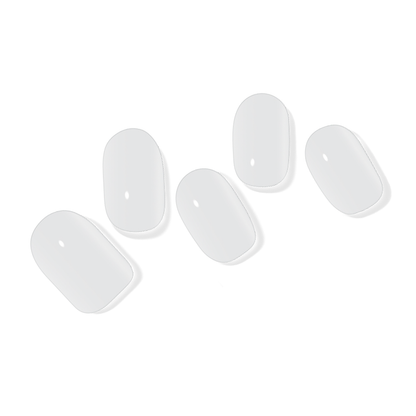 Transparent semi-cured gel wraps with a natural, glossy finish. Ideal for a clean, minimalist manicure while providing protection for weak and brittle nails.